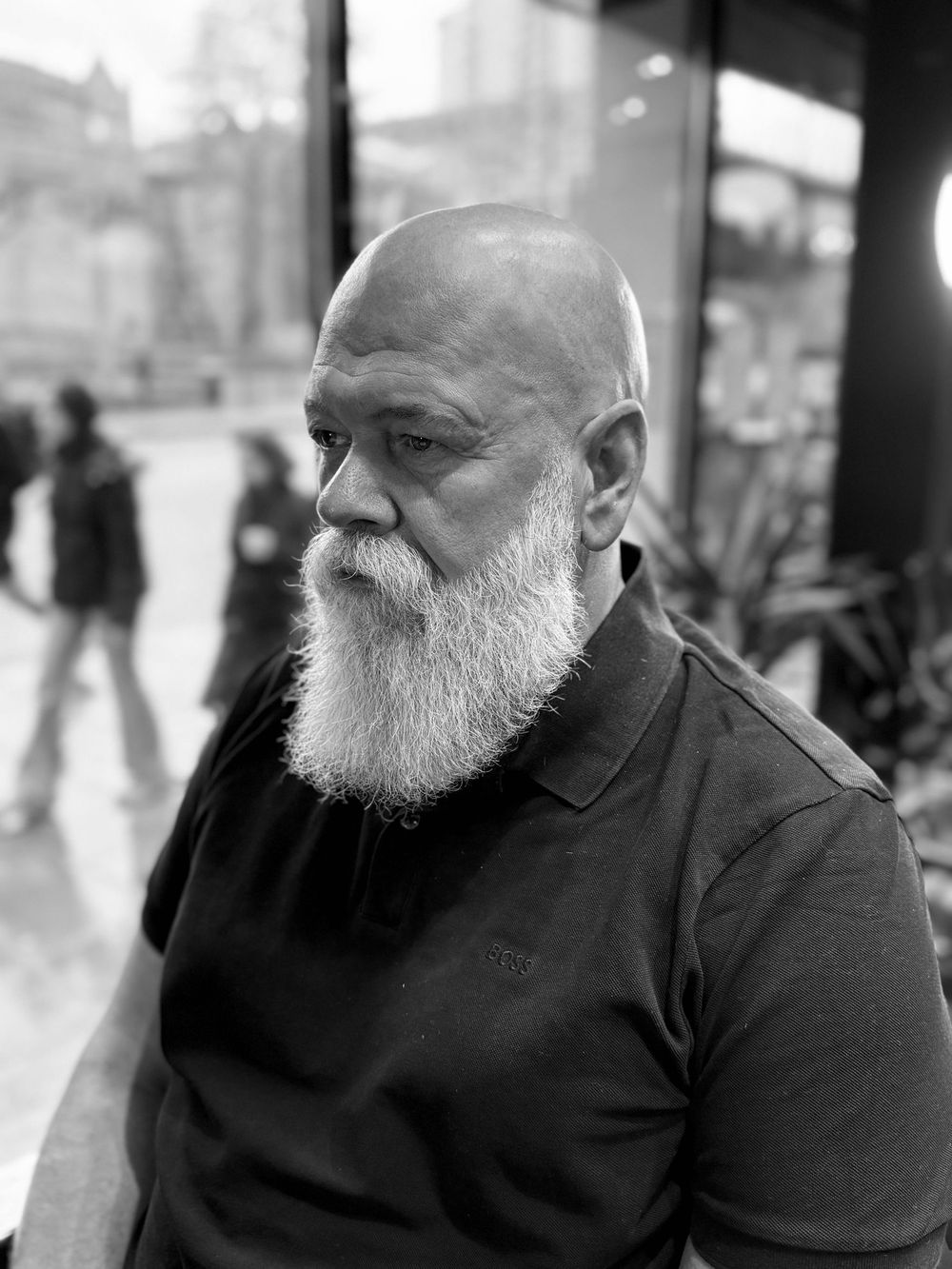 Client portrait at HAIRETRO Barbers