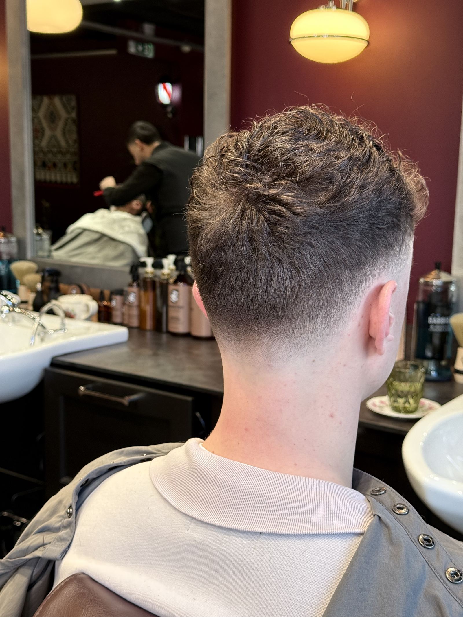 Fresh haircut finish at HAIRETRO Barbers