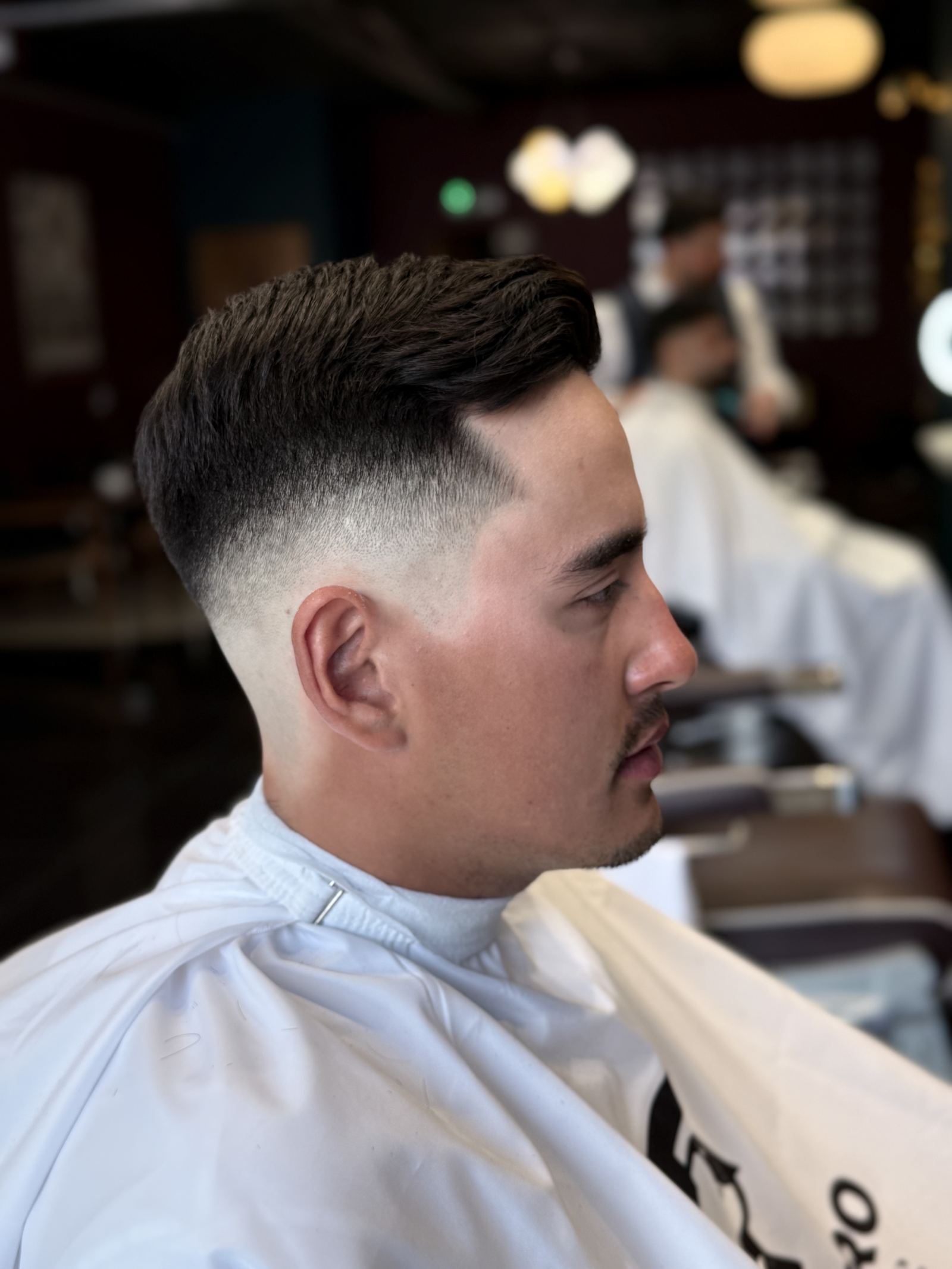 Fresh haircut finish at HAIRETRO Barbers